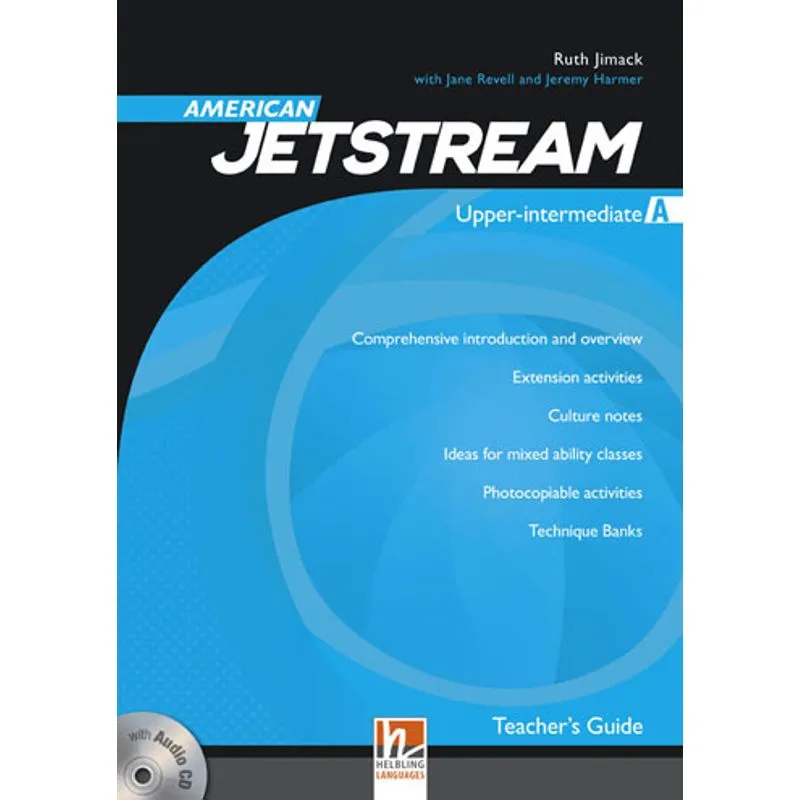 AMERICAN JETSTREAM UPPER-INTER COMBO A TEACHER'S BOOK A, E-ZONE & CLASS AUDIO CDS (2)
