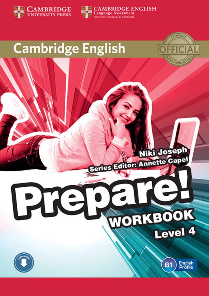 CAMBRIDGE ENGLISH PREPARE! 4 WBK+AUDIO DOWNLOADABLE