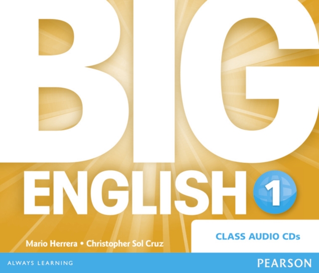 BIG ENGLISH 1 CLASS AUDIO CDS (BR.ED)