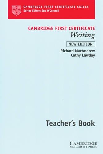 CAMBRIDGE FIRST CERTIFICATE WRITING TBK 2ND EDITION