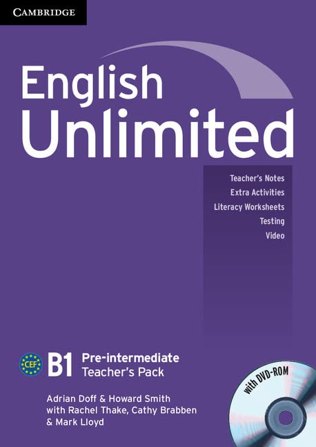 ENGLISH UNLIMITED PRE-INTERMEDIATE TBK+DVD-ROM