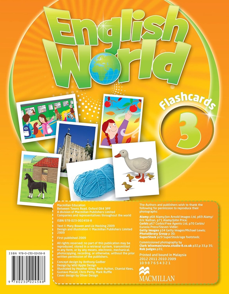 ENGLISH WORLD 3 FLASHCARDS