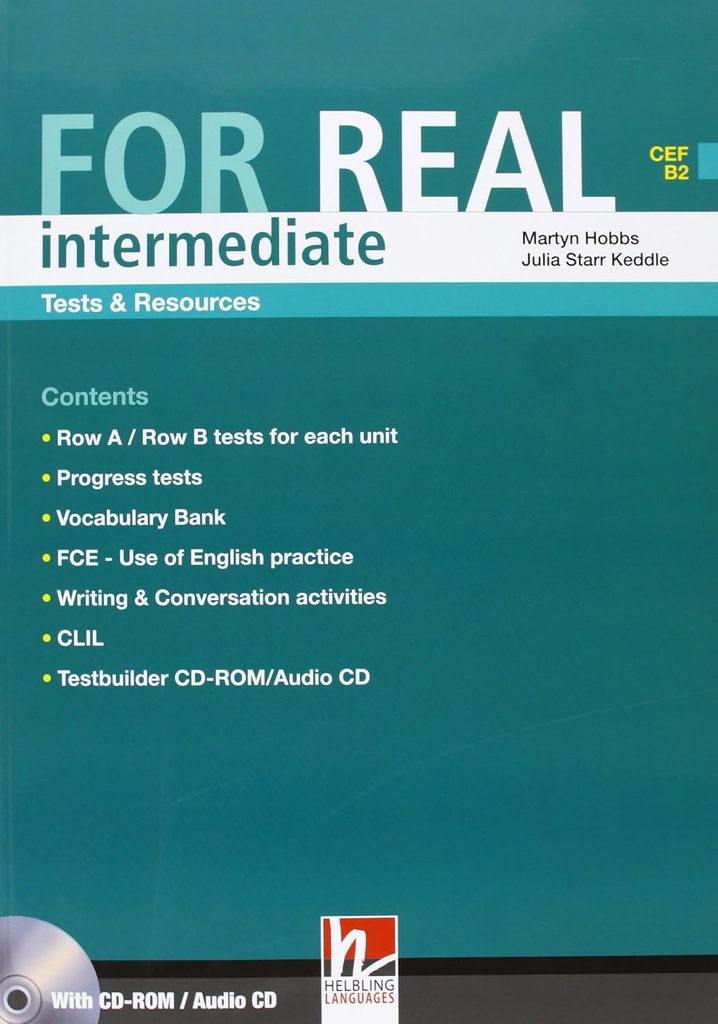FOR REAL INTERMEDIATE TESTS & RESOURCES +CD