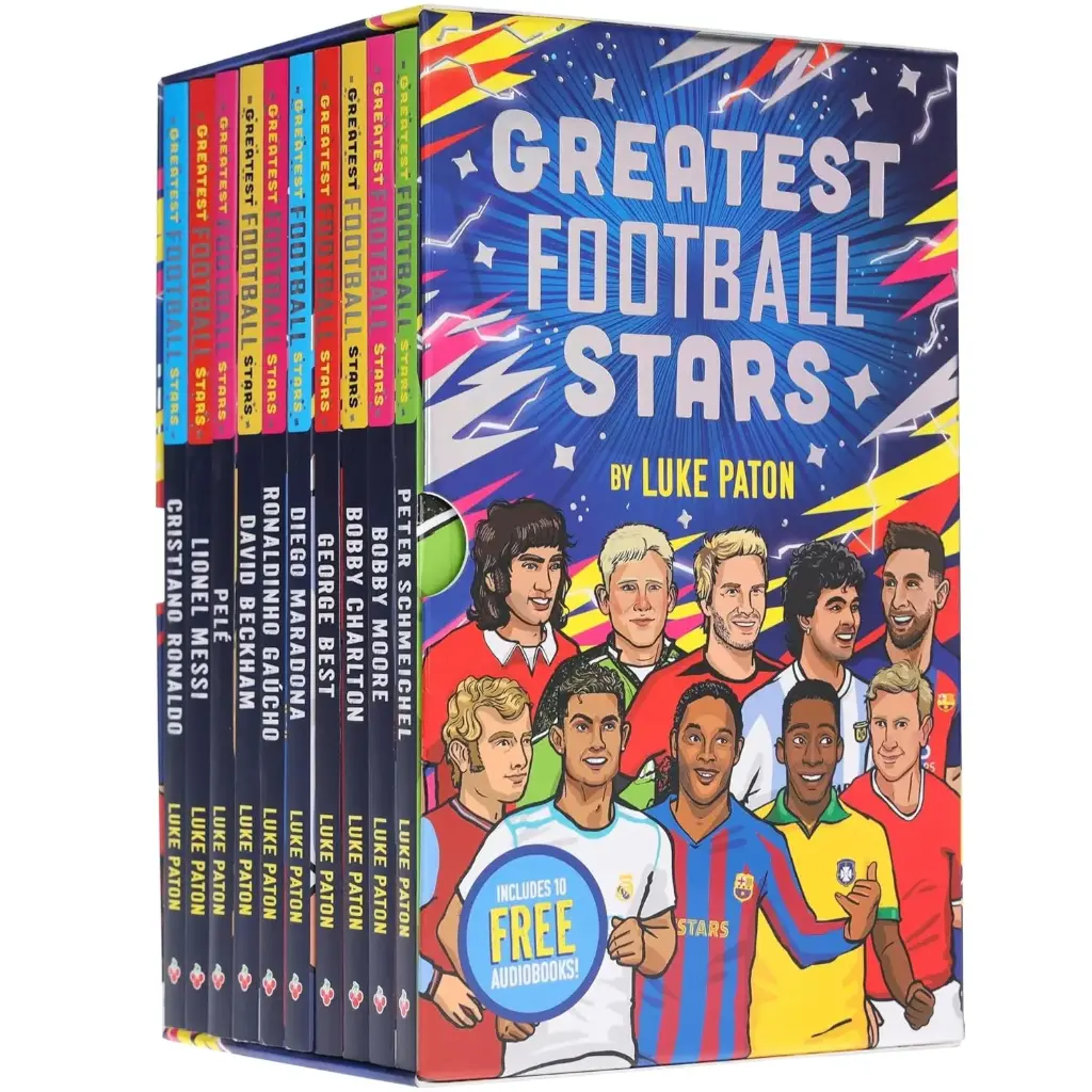 Greatest Football Stars Collection Box Set (10 Books)
