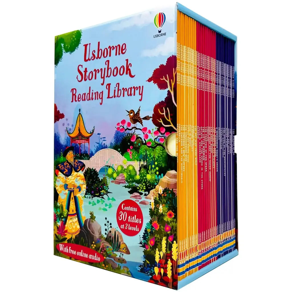 Usborne Storybook Reading Library Series Box Set (30 Books)