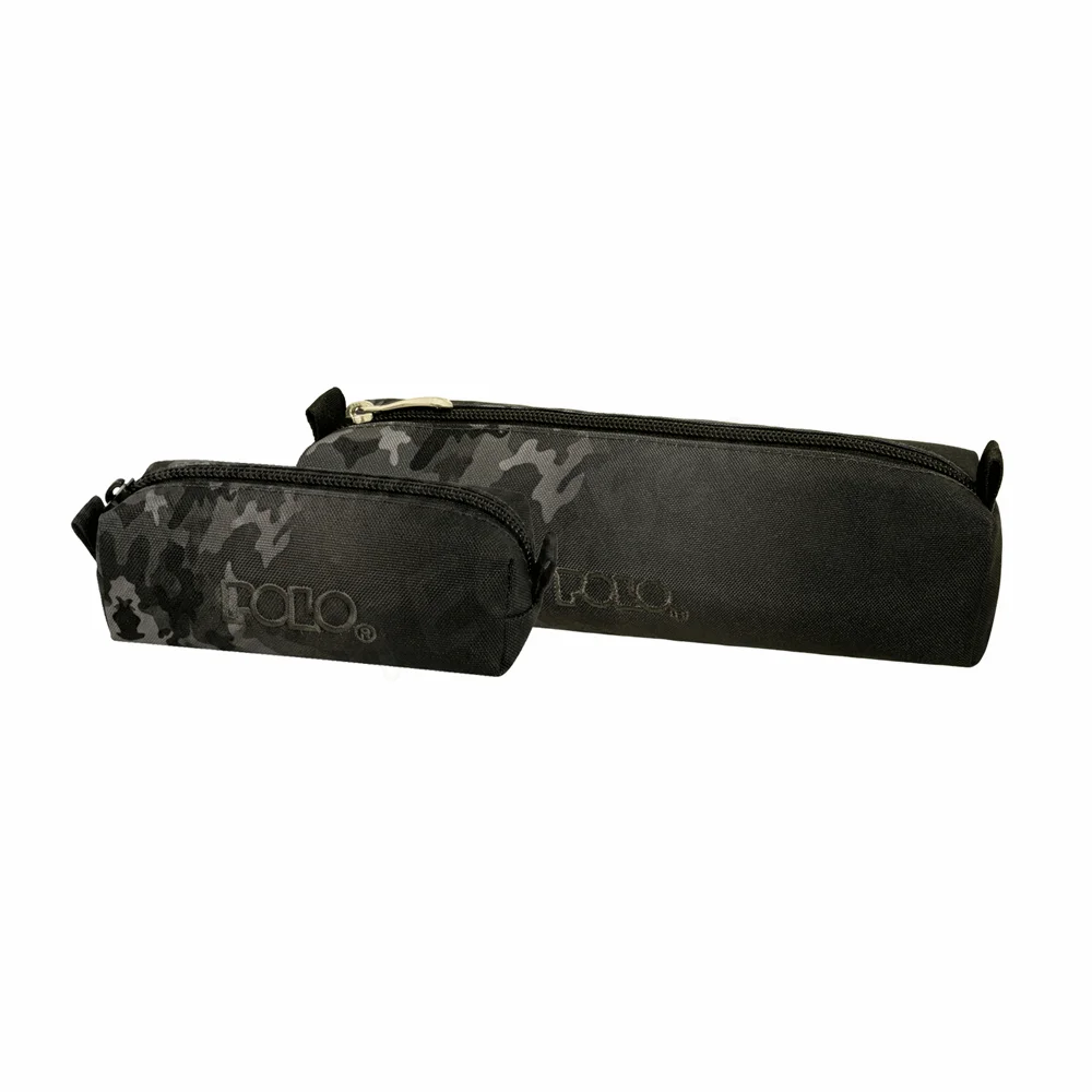 Trousse Polo Wallet 1 Compartiment Camo- Noire Dégradé