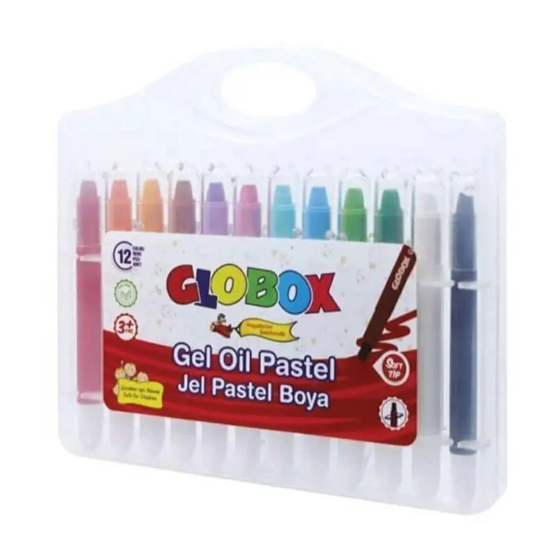 Crayons de Cire Gel 12 Pcs Globox