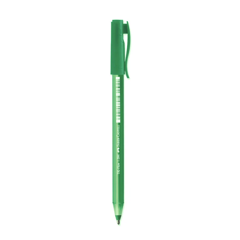 Stylo à Bille Tri Flow 1mm Vert Faber Castel