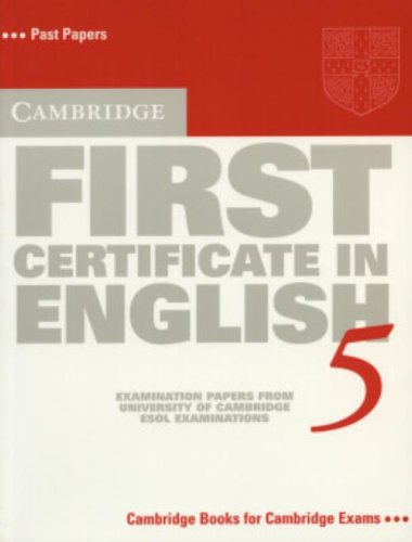 CAMBRIDGE FIRST CERTIFICATE IN ENGLISH 5 SBK