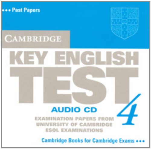 CAMBRIDGE KEY ENGLISH TEST 4 AUDIO CD
