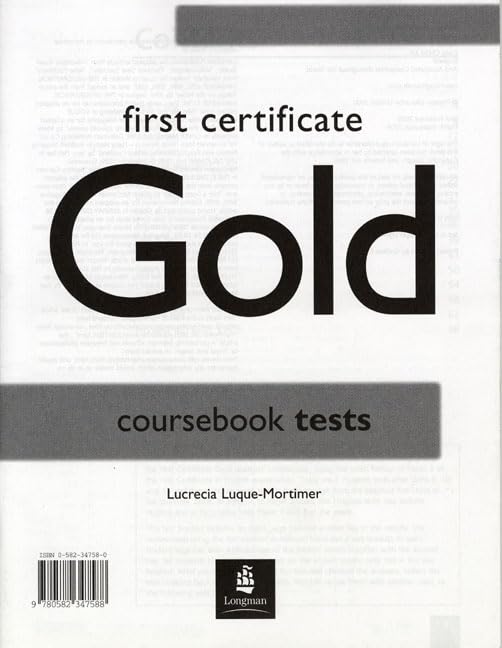 FIRST CERTIFICATE GOLD FREE TEST BOOLKET