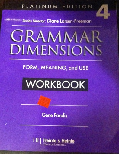 [0838402917] GRAMMAR DIMENSIONS 4 (WB)