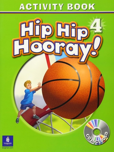 [0130197904] HIP HIP HOORAY 4 ACTIVITY BOOK WITH AUDIO CD