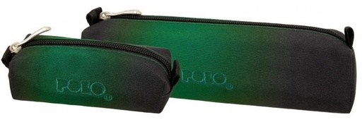 [5201927150549] Trousse Polo Wallet 1 Compartiment Vert- Noir Dégradé