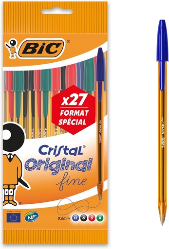 [0070330101609] Stylo à bille Bic Pointe Fine Rouge