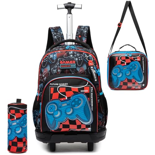[0000000511384] Cartable Roulette 17 Pouces 3 Pièces Game Power Up