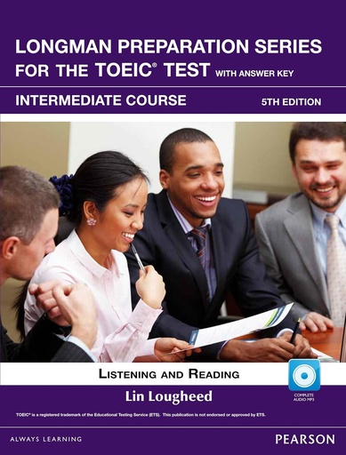 [9780131382770] LONG PREP SERIES FOR THE TOEIC TEST:LISTENING & READING INTERM SBK+CD-ROM & KEY